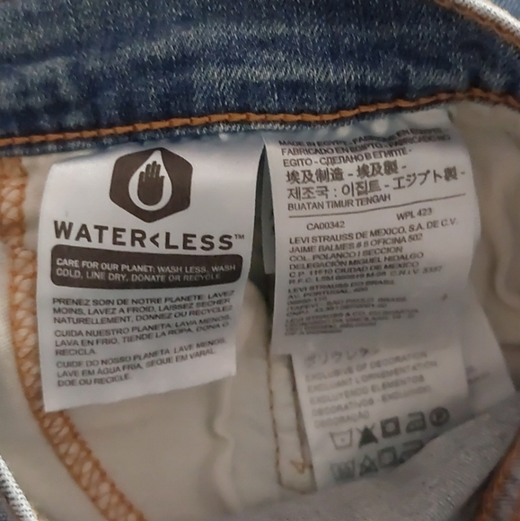 Levi's 541 Men's Tapered Leg Light Wash Blue Jeans Size 44W 29L Actual Size - Picture 9 of 12